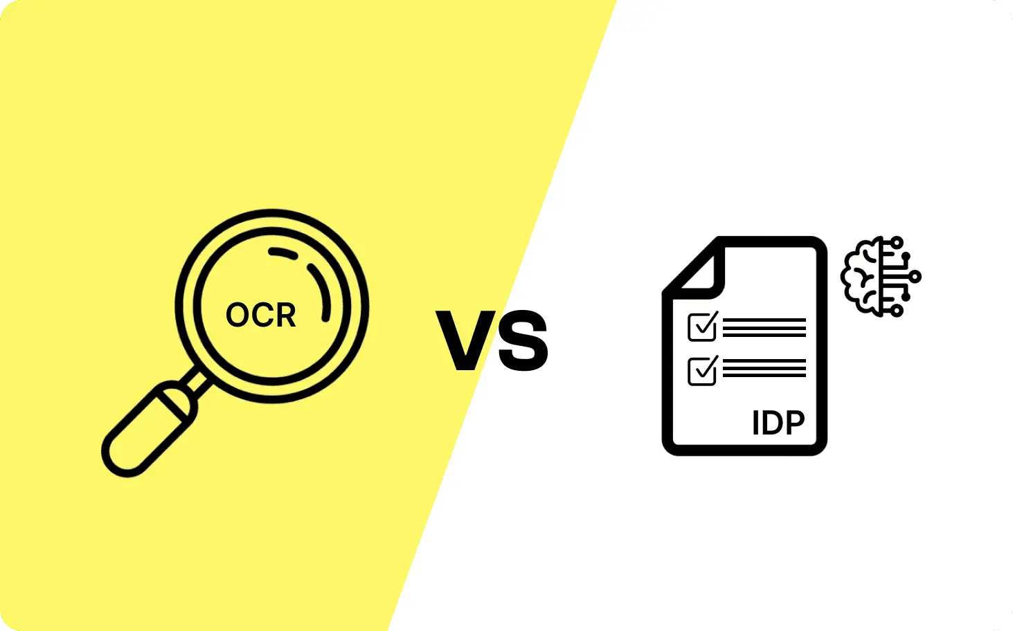 OCR vs IDP