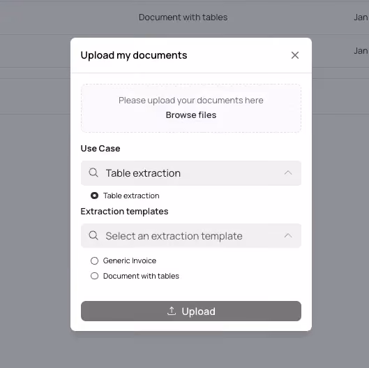 Upload my documents