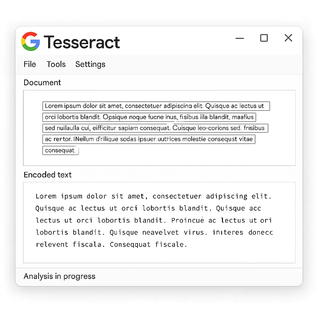 Interface Tesseract
