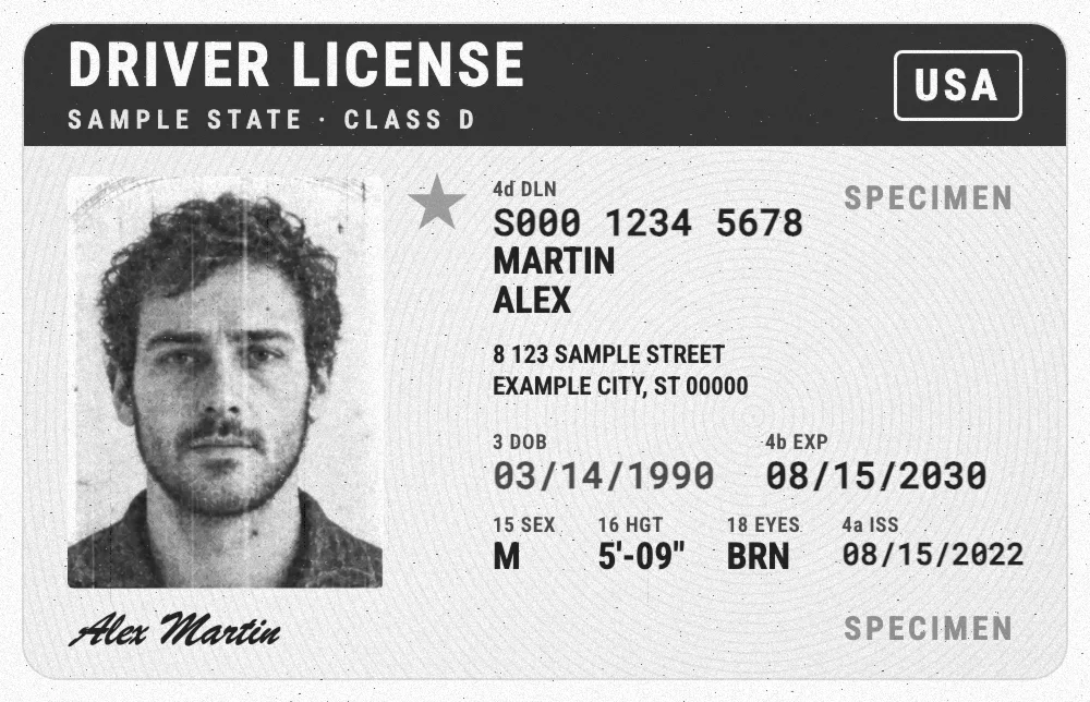US ID card