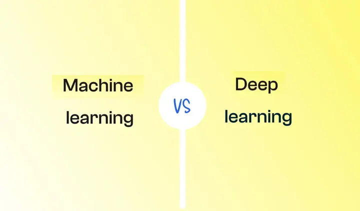 Machine learning vs deep learning